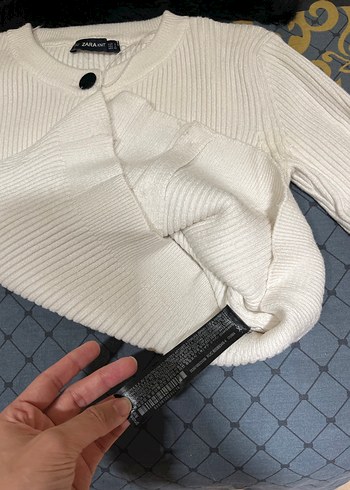 Zara beyaz crop hırka - Görsel 5