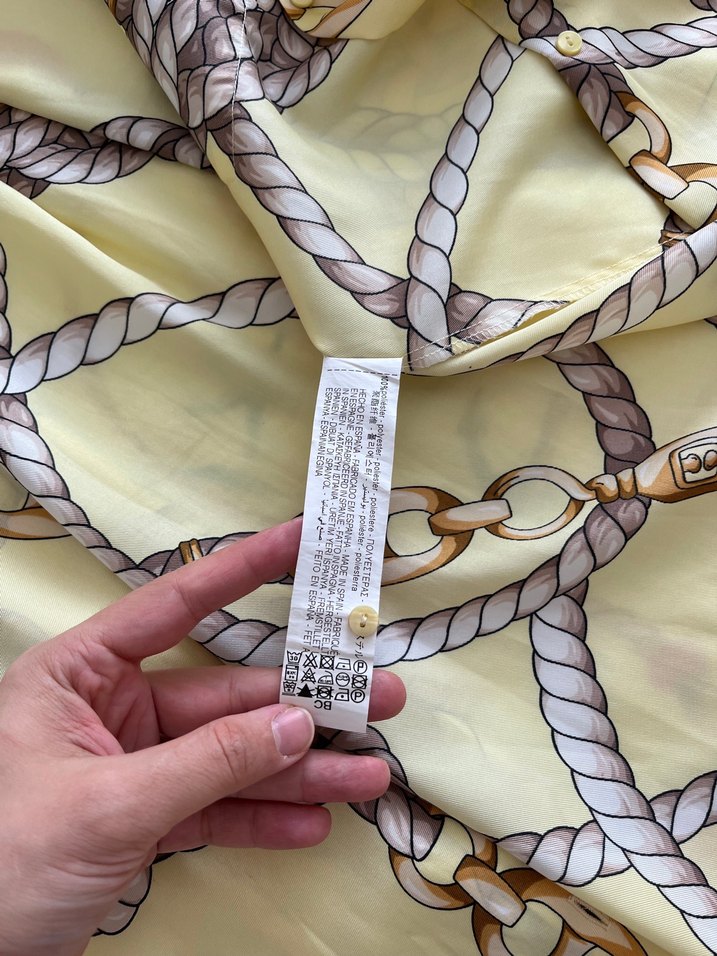 Zara saten gömlek - Görsel 4