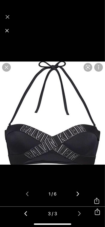 Calvin klein Bikini üstü xsmall