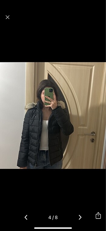 s Beden siyah Renk TOMMY HİLFİGER MONT