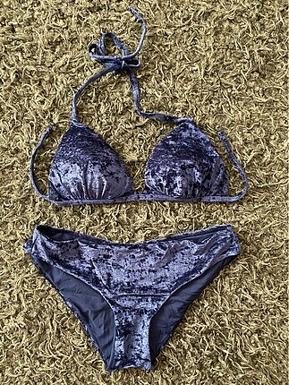 koton kadife bikini takimi