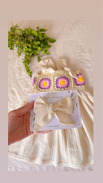Diğer Robası tığ işi motif elbise