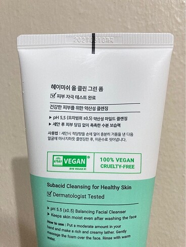  Beden Heimish All Clean Foam&Yves Rocher Yağ