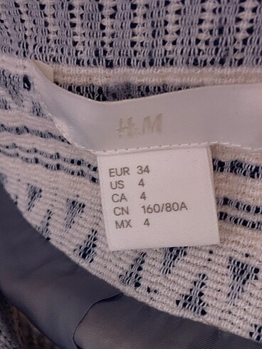 34 Beden çeşitli Renk H&M Mont %70 İndirimli.