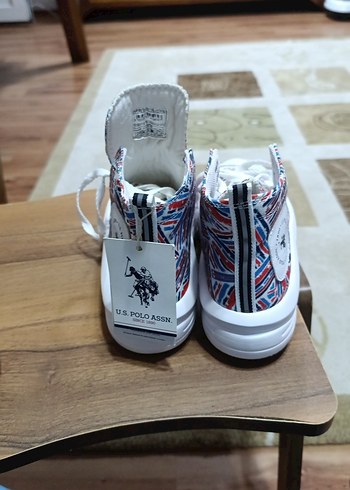 37 Beden USPA Çok Renkli Baskılı Kadın Sneakers