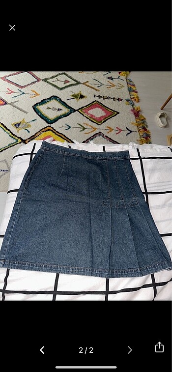 American Vintage y2k Kot Etek Pileli