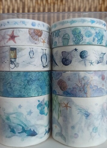  10lu Washi tape/bant seti
