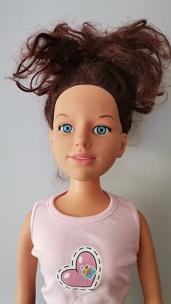 Beden Oyuncak Büyük Bebek Clara Gündelik Kıyafetli 80 cm 