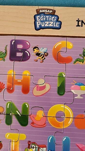 Beden Eğitici Ahşap Puzzle