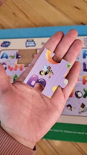 Beden Renk Eğitici Ahşap Puzzle