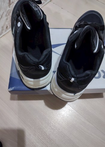 Siyah Elastik Bağcıklı Erkek Spor Ayakkabı - Görsel 2