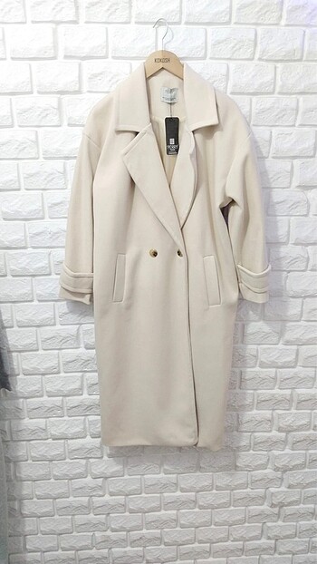 Oversize Kaşe Kaban