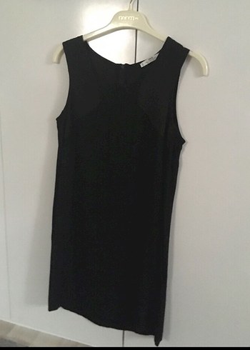 Mango Siyah Midi Kalem Elbise - Görsel 4