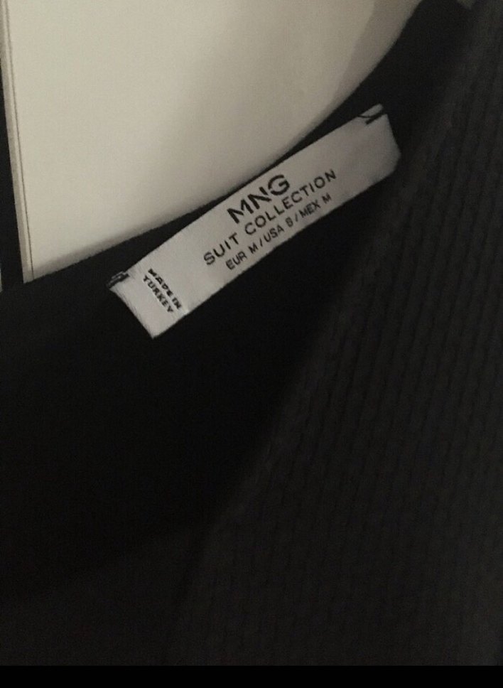 Mango Siyah Midi Kalem Elbise - Görsel 3