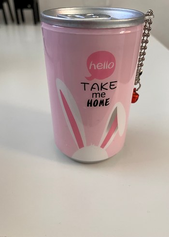 Pembe Zincirli Retro Anahtarlık ıslak mendil - Görsel 4