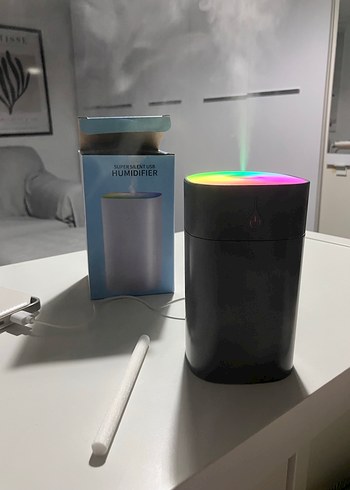 Renkli LED Işıklı USB Nemlendirici - Görsel 10