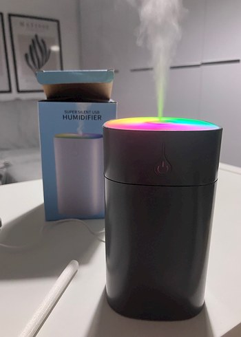 Renkli LED Işıklı USB Nemlendirici - Görsel 3