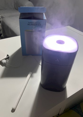 Renkli LED Işıklı USB Nemlendirici - Görsel 4