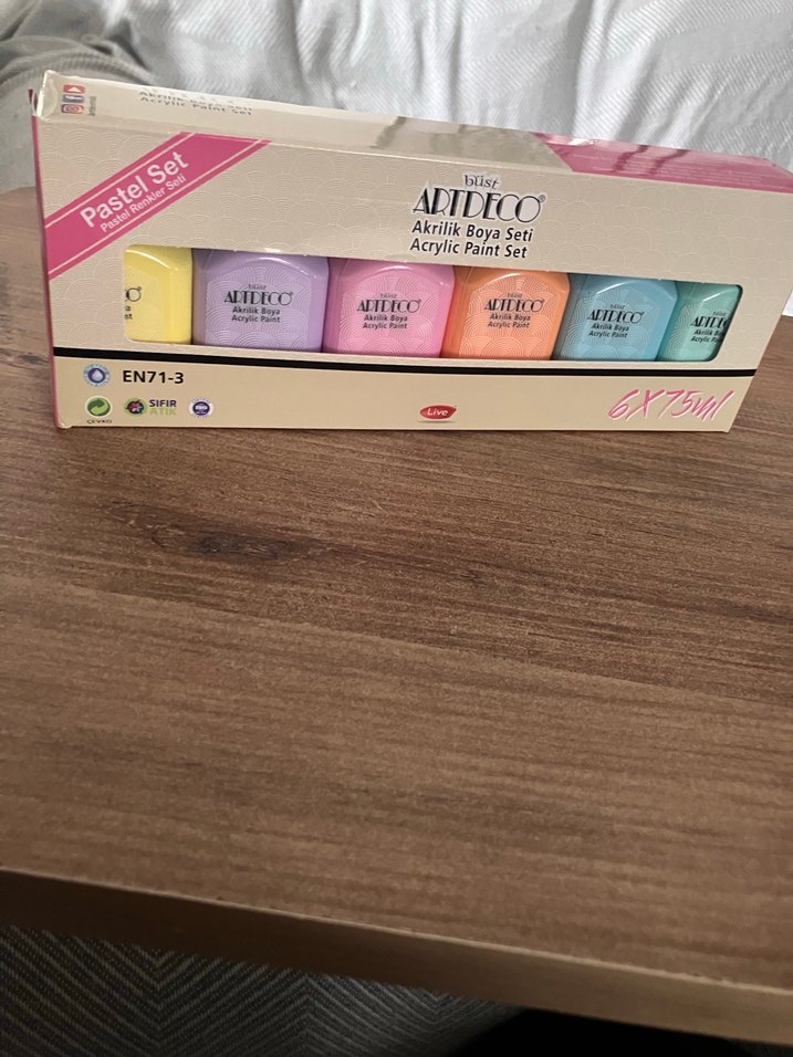 Artdeco Pastel Akrilik Boya Seti 6x75ml - Görsel 4