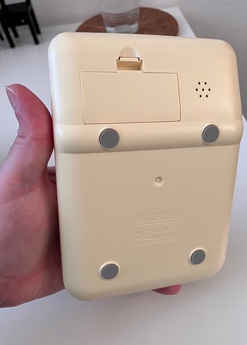 Pastel Renkli Sarı Hesap Makinesi - Görsel 6