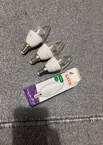 Beyaz Mum Ampul 3'lü Set - Görsel 4