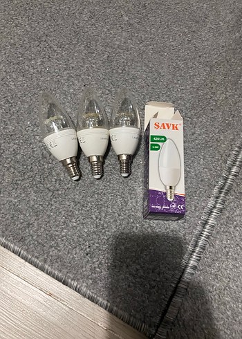 Beyaz Mum Ampul 3'lü Set - Görsel 3