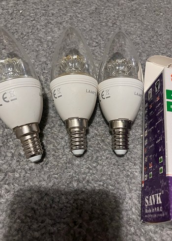 Beyaz Mum Ampul 3'lü Set - Görsel 5