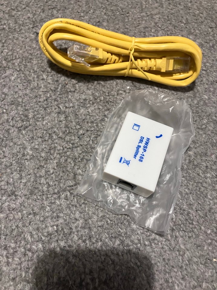 Sarı Ethernet Kablosu ve Adaptör - Görsel 3