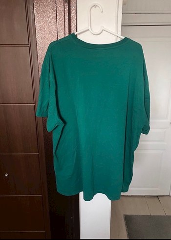 Defacto Yeşil Kısa Kollu Oversize Tişört - Görsel 3