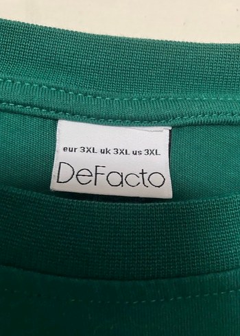 Defacto Yeşil Kısa Kollu Oversize Tişört - Görsel 2