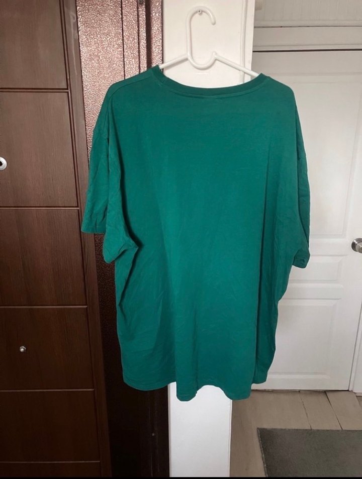 Defacto Yeşil Kısa Kollu Oversize Tişört - Görsel 3