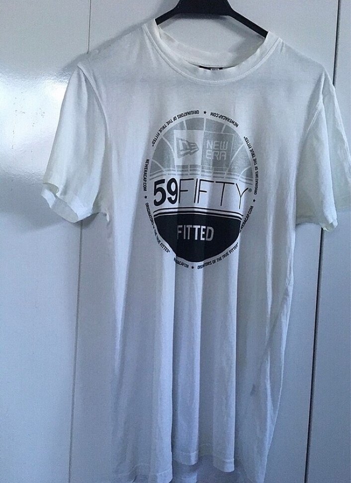 New era Beyaz Baskılı Erkek Tişört - Görsel 5