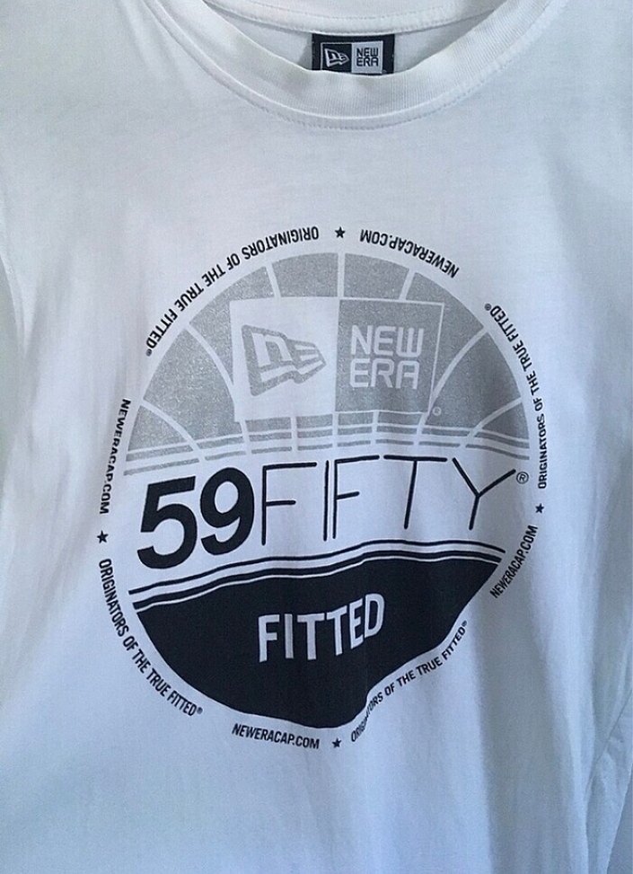 New era Beyaz Baskılı Erkek Tişört - Görsel 2