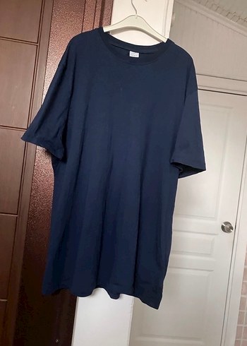 Defacto Lacivert Erkek Kısa Kollu Denim Tişört - Görsel 4