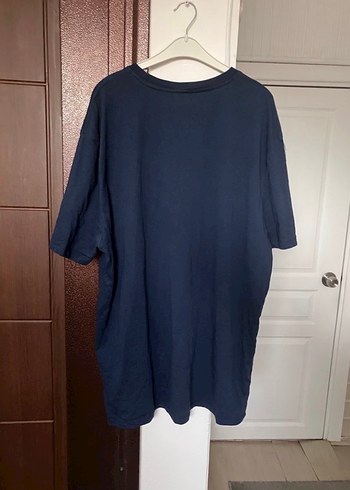 Defacto Lacivert Erkek Kısa Kollu Denim Tişört - Görsel 5