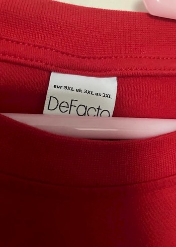 Defacto Kırmızı Erkek Basic Tişört - Görsel 3