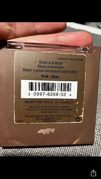 Beden Revlon Allık 2 renkli