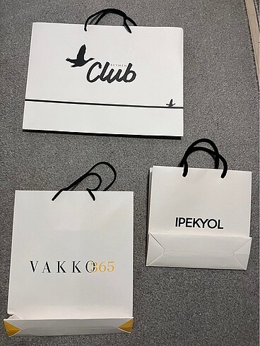 Beymen Club 3 adet marka poşet çanta