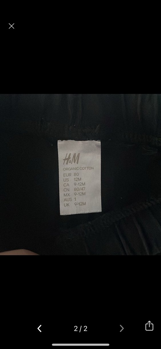 Kız Çocuk Siyah Tayt - Görsel 2