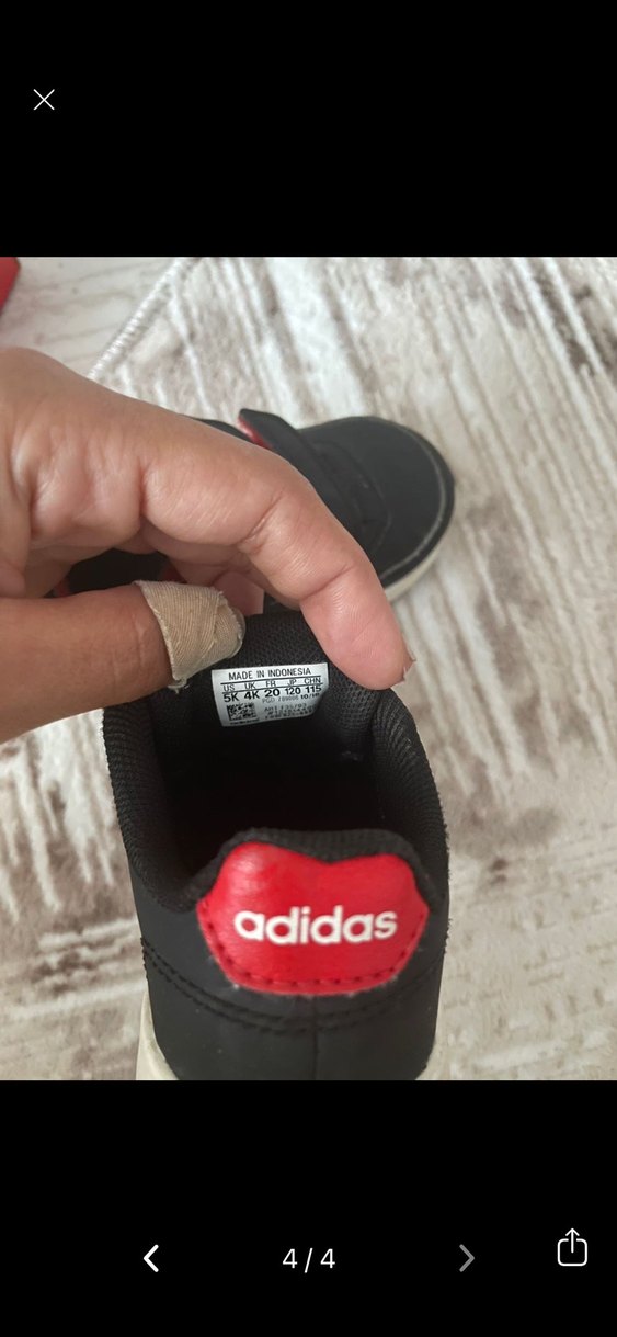 Siyah Çocuk Spor Ayakkabı - Görsel 4