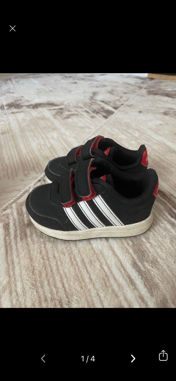 Siyah Çocuk Spor Ayakkabı - Görsel 2