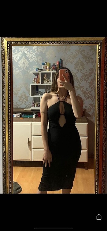 Zara siyah gece elbisesi