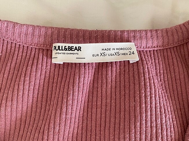 Pull and Bear Pull&Bear pembe crop