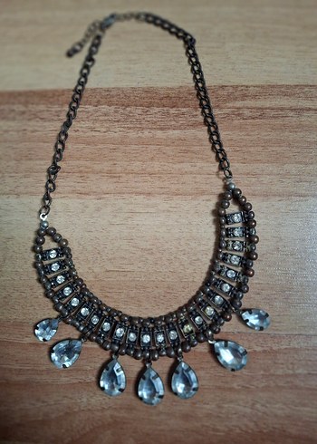 Uzun Boncuklu Bohem Vintage Kadın Kolye - Görsel 6