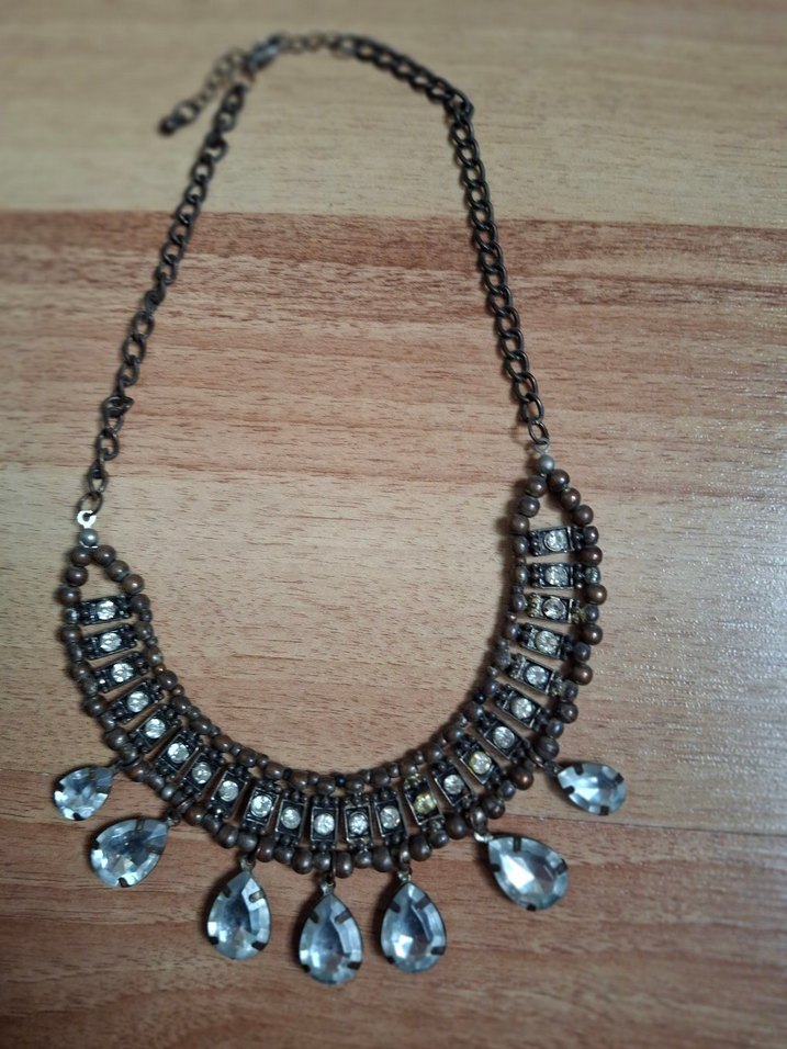 Uzun Boncuklu Bohem Vintage Kadın Kolye - Görsel 5