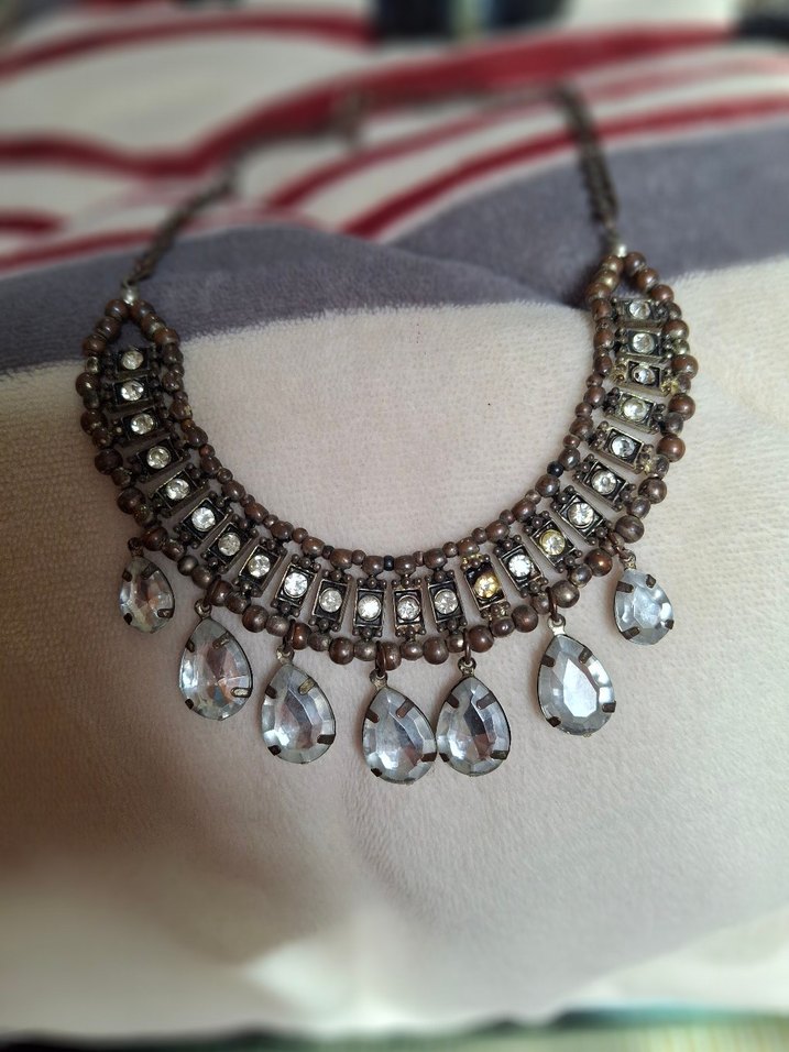 Uzun Boncuklu Bohem Vintage Kadın Kolye - Görsel 4