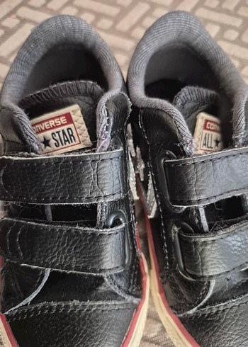 Converse Erkek Çocuk Siyah Deri Sneakers