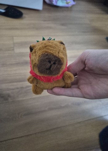 Renkli Kahverengi Peluş Anahtarlık Oyuncak - Görsel 8