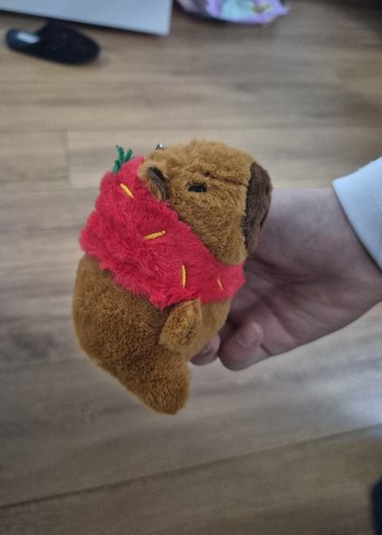 Renkli Kahverengi Peluş Anahtarlık Oyuncak - Görsel 7