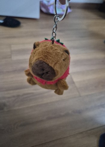 Renkli Kahverengi Peluş Anahtarlık Oyuncak - Görsel 2